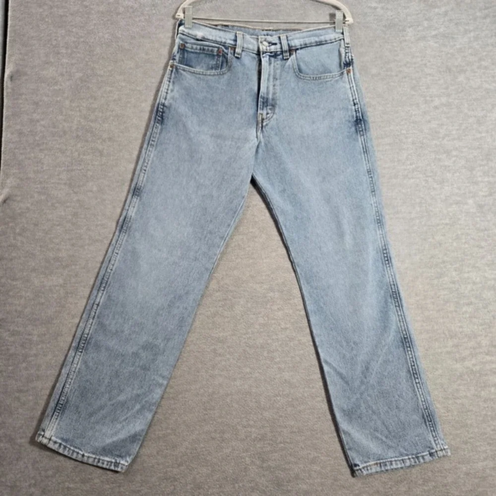 Levi's Men Jeans 34x30 Blue Denim Western Fit‎ Light Wash Cowboy Pockets Cotton
